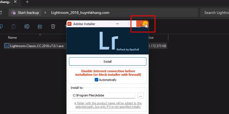 Lightroom 2018: Hướng Dẫn Cài Đặt 14 tắt như hình