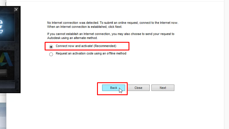 Revit 2019: Hướng Dẫn Cài Đặt Chi Tiết Từ 30 Tích như hình và bấm Back