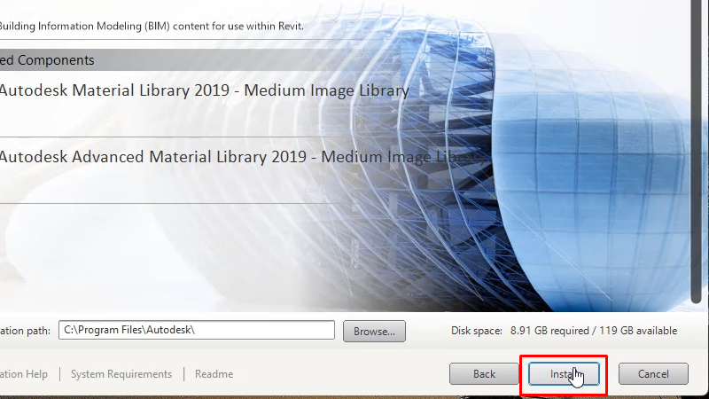 Revit 2019: Hướng Dẫn Cài Đặt Chi Tiết Từ 14 Bấm Install