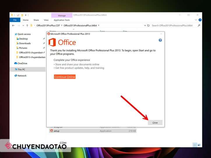 Cài đặt Office 2013 Professional Plus 32bit- 64bit