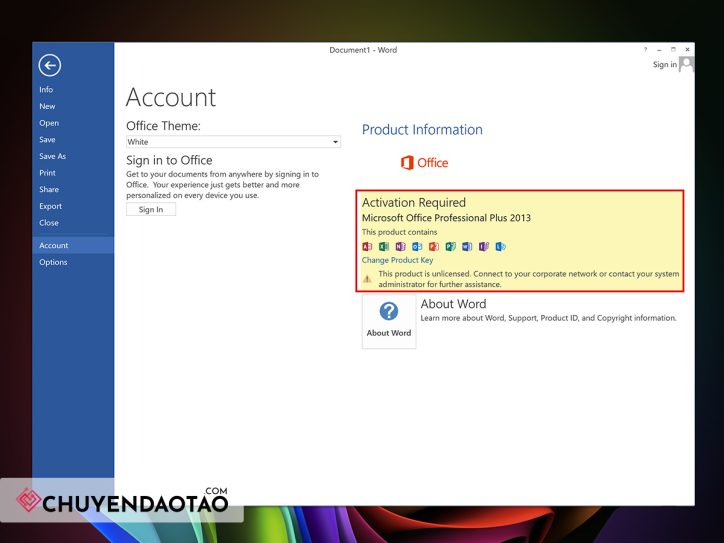 Cài đặt Office 2013 Professional Plus 32bit- 64bit