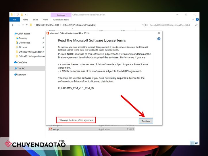 Cài đặt Office 2013 Professional Plus 32bit- 64bit
